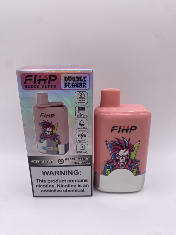 2-in-1 Cherry Ice & Peach Mango Pineapple | 40k puffs |