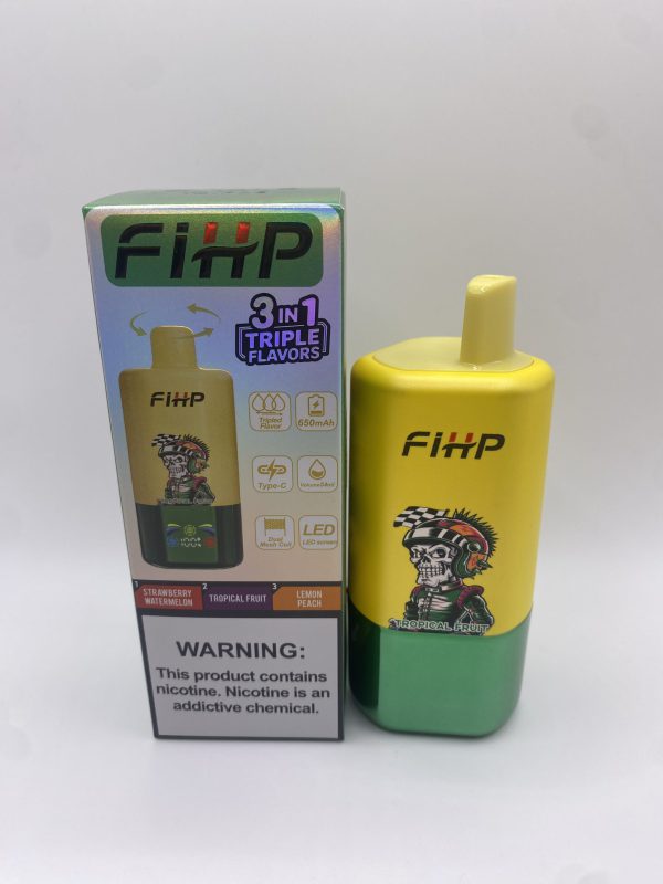 3-in-1 Strawberry Watermelon & Tropical Fruit & & Lemon Peach | 60k puffs |